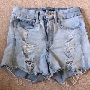 Aeropostale light wash jean shorts